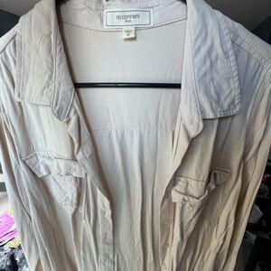 Light beige Button-Up Shirt